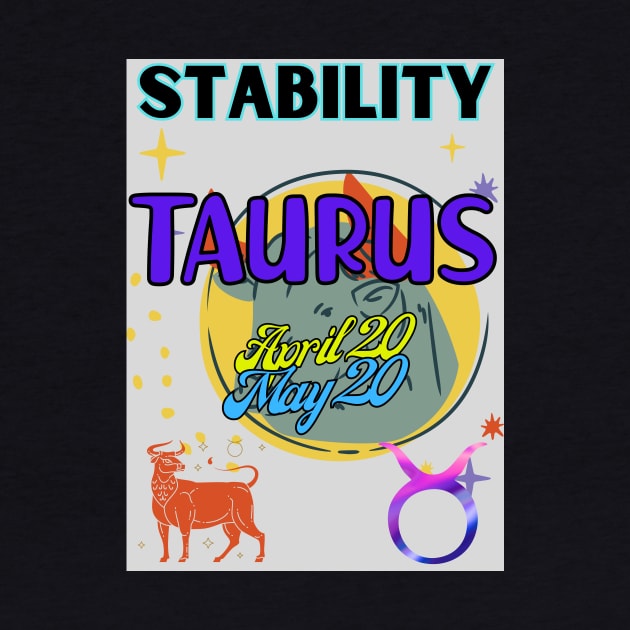 Astrology signs Taurus symbols by TopSea